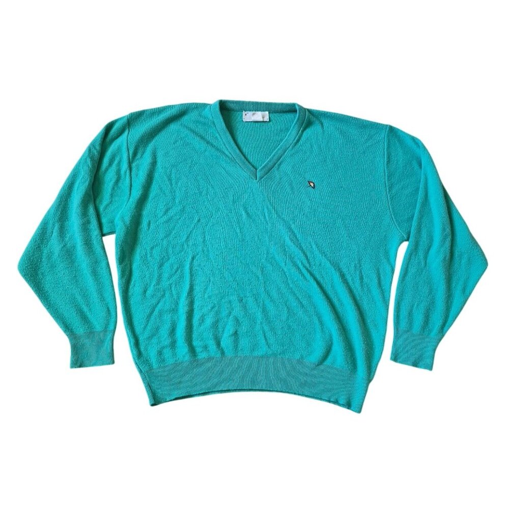 VTG Arnold Palmer Men's V Neck Acrylic Size L  Sweater Golf Preppy‎ Country Club